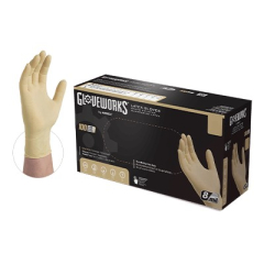1650-Ammex Gloveworks 8 mil Latex Powder Free Gloves